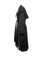 Sportmax Long Pinstripe Belted Coat - Collezione Happy Birthday | Lidia Shopping