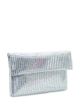 Silver Metal Mesh Clutch Twenty Four Haitch - Collezione Happy Birthday | Lidia Shopping