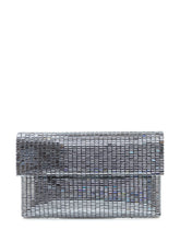 Smoke Grey Metal Mesh Clutch Twenty Four Haitch - Collezione Happy Birthday | Lidia Shopping