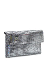 Smoke Grey Metal Mesh Clutch Twenty Four Haitch - Collezione Happy Birthday | Lidia Shopping