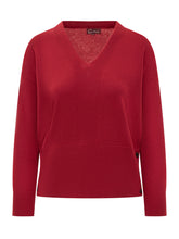 Quilisia Red V-Neck Sweater - Collezione Happy Birthday | Lidia Shopping