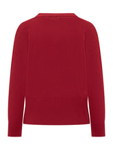 Quilisia Red V-Neck Sweater - Collezione Happy Birthday | Lidia Shopping