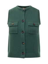 Quilisia Green Vest with Pockets - Collezione Happy Birthday | Lidia Shopping