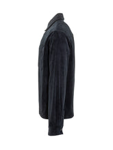 A.P.C. Camicia in Velluto Blu - Abbigliamento Uomo | Lidia Shopping