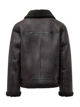 APC Black Shearling Jacket - Apc | Lidia Shopping