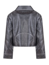 Twinset Kids Giacca Biker in Ecopelle Nera - Abbigliamento Bambini | Lidia Shopping