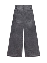 Twinset Grey Culotte Jeans with Buttons - Collezione Happy Birthday | Lidia Shopping