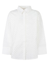 Twinset Kids Camicia Bianca con Micro Borchie - Abbigliamento Bambini | Lidia Shopping