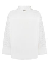 Twinset Kids Camicia Bianca con Micro Borchie - Abbigliamento Bambini | Lidia Shopping