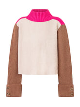 Twinset Kids Maglione Color Block a Collo Alto - Abbigliamento Bambini | Lidia Shopping