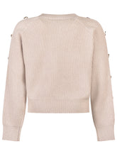 Twinset Kids Maglione Beige con Bottoni Logo - Abbigliamento Bambini | Lidia Shopping