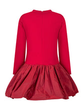 Monnalisa Red Dress with Balloon Skirt - Collezione Happy Birthday | Lidia Shopping