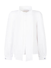 Monnalisa White Shirt with Bow - Collezione Happy Birthday | Lidia Shopping