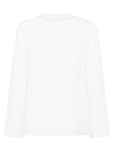 Monnalisa White Top with Minnie Rhinestone Print - Collezione Happy Birthday | Lidia Shopping
