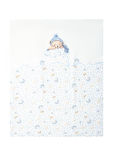 Monnalisa Cotton Blanket with Embroidered Teddy Bear - Collezione Happy Birthday | Lidia Shopping