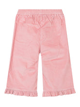Monnalisa Pink Velvet Pants with Ruffles - Collezione Happy Birthday | Lidia Shopping