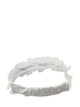 Monnalisa White Headband with Tulle and Bows - Collezione Happy Birthday | Lidia Shopping
