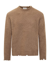 Diana Studio Maglione in Lana con Orli Vissuti - Abbigliamento Uomo | Lidia Shopping