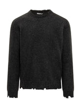 Diana Studio Maglione in Lana con Orli Vissuti - Abbigliamento Uomo | Lidia Shopping