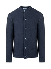 Diana Studio Blue Bouclé Wool Cardigan - Collezione Happy Birthday | Lidia Shopping