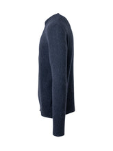 Diana Studio Blue Bouclé Wool Cardigan - Collezione Happy Birthday | Lidia Shopping