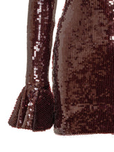 Rotate Sequin Mini Dress with Flared Sleeves - Cherry Selection | Lidia Shopping