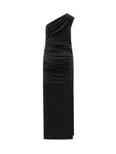 Rotate Black One-Shoulder Draped Maxi Dress - Collezione Happy Birthday | Lidia Shopping