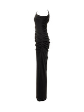Rotate Black One-Shoulder Draped Maxi Dress - Collezione Happy Birthday | Lidia Shopping