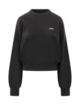 Rotate Felpa Nera con Logo Ricamato - Abbigliamento Donna | Lidia Shopping