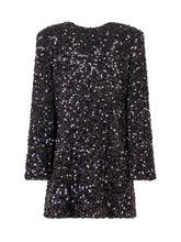 Elisabetta Franchi Kids Black Sequin Dress - Collezione Happy Birthday | Lidia Shopping