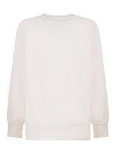 Elisabetta Franchi Kids Pink Sweatshirt with Rhinestone Logo - Collezione Happy Birthday | Lidia Shopping