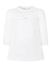 Elisabetta Franchi Kids White Dress - Collezione Happy Birthday | Lidia Shopping