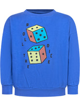 Bobo Choses Blue Sweatshirt with Dice Print - Bobo Choses | Lidia Shopping