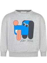 Bobo Choses Grey Sweatshirt with Dog Print - Bobo Choses | Lidia Shopping