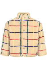 Bobo Choses Shearling Jacket with Checked Pattern - Bobo Choses | Lidia Shopping