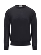 Maglia Girocollo Blu Knit De Monsieur - Abbigliamento Uomo | Lidia Shopping