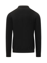 Knit De Monsieur Black Long-Sleeve Polo - Collezione Happy Birthday | Lidia Shopping