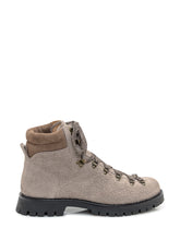 Maze Beige Leather Hiking Boots with Lug Sole - Collezione Happy Birthday | Lidia Shopping