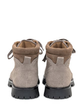 Maze Beige Leather Hiking Boots with Lug Sole - Collezione Happy Birthday | Lidia Shopping