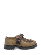 Maze Green Suede Hiking Derby Shoes with Lug Sole - Collezione Happy Birthday | Lidia Shopping
