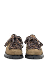 Maze Green Suede Hiking Derby Shoes with Lug Sole - Collezione Happy Birthday | Lidia Shopping