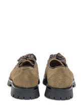 Maze Green Suede Hiking Derby Shoes with Lug Sole - Collezione Happy Birthday | Lidia Shopping
