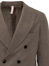 Brown Double-Breasted Blazer PMDS - Collezione Happy Birthday | Lidia Shopping