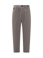 Pantaloni P.M.D.S in Velluto Grigio - Abbigliamento Uomo | Lidia Shopping