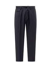 Pantaloni Blu con Pinces PMDS - Abbigliamento Uomo | Lidia Shopping