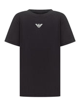 T-shirt Nera con Logo Emporio Armani - Abbigliamento Bambini | Lidia Shopping