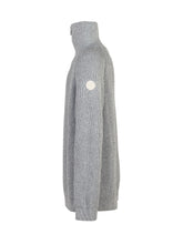 Emporio Armani Grey Sweater for Boys with Half Zip - Collezione Happy Birthday | Lidia Shopping