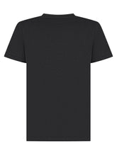 Versace Kids Black T-Shirt with White Maxi Medusa Logo - Collezione Happy Birthday | Lidia Shopping