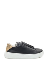Versace Kids Black Sneakers with Gold Detail - Collezione Happy Birthday | Lidia Shopping