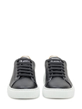 Versace Kids Black Sneakers with Gold Detail - Collezione Happy Birthday | Lidia Shopping